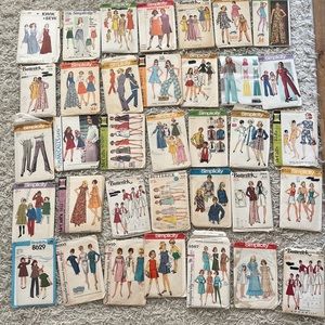 30+ Lot of Sewing Patterns